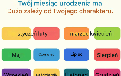 W którym miesiącu się urodziłeś/aś? Twój miesiąc urodzenia może wiele powiedzieć o Twojej osobowości.