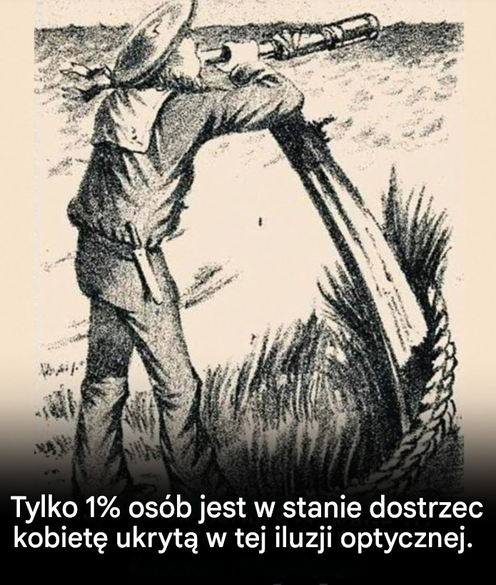 Tylko 1% osób widzi kobietę ukrytą w tej iluzji optycznej – a tobie się uda?
