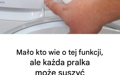 10 na 10 pralek potrafi suszyć, ale tylko nieliczni wiedzą o tej funkcji