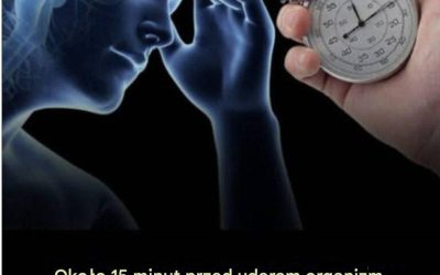 Około 15 minut przed udarem ciało wysyła zazwyczaj 4 różne sygnały