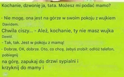 Dowcip dnia: Mama i wujek David