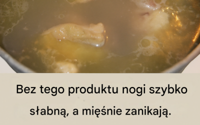 Bez niego Twoje nogi szybko stracą na wadze, a mięśnie zaczną zanikać. Po 60. roku życia koniecznie włącz go do swojej diety.
