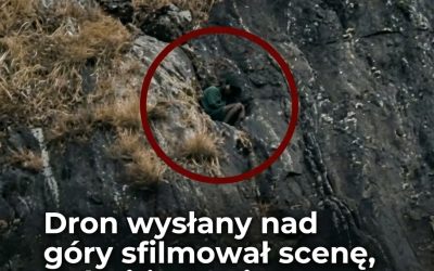 Dron wystrzelony nad górami nagrał scenę, której żaden człowiek NIGDY nie