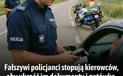 Uwaga! Ci fałszywi policjanci mogą Cię oszukać w kilka sekund