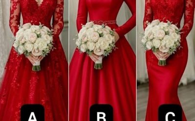 Trzy sukienki. Chwileczkę. Którą byś wybrała? A, B czy C? 👰