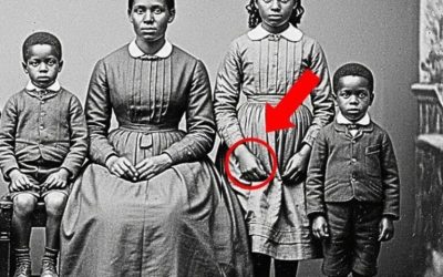 To było tylko proste zdjęcie rodzinne z 1872 roku, ale przyjrzyj się bliżej dłoni siostry.
