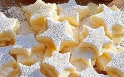 Angel Stars – delikatne ciasteczka maślane ze słodką dekoracją