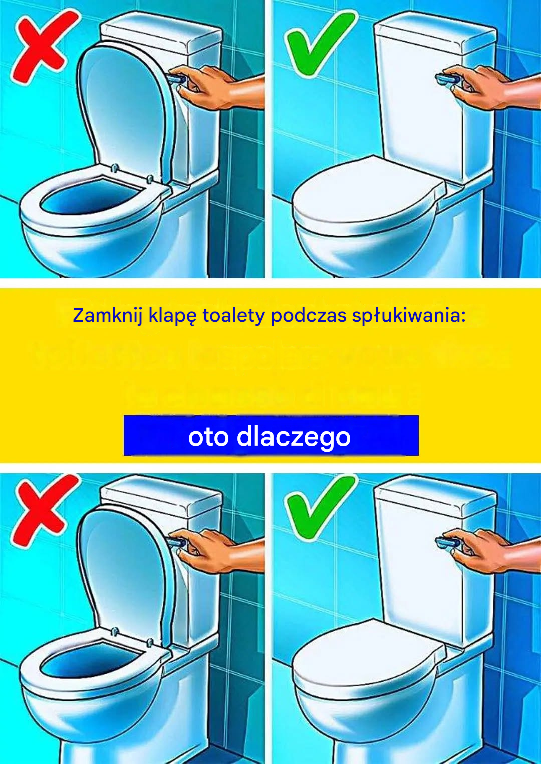 Mało znane korzyści z zamykania pokrywy toalety przed spłukaniem